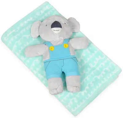 Set paturica si jucarie de plus Baby Matex - Carol, 85 х 100 cm, Koala