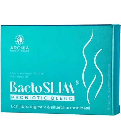 BactoSLIM® Formula Premium pentru Digestie Echilibrata si Controlul Apetitului 30cps