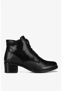 Ghete dama 5905588995586 - Piele naturala - Negru - Negru