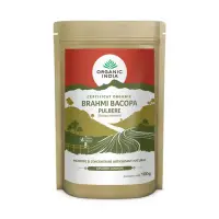 Brahmi - Bacopa Tonic Cerebral și Memorie Pulbere 100% Certificată organic, 100g ECO | Organic India