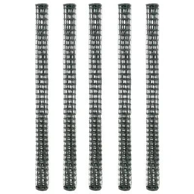 vidaXL Plase gard de grădină, 5 buc., verde, 1x1,2 m, HDPE