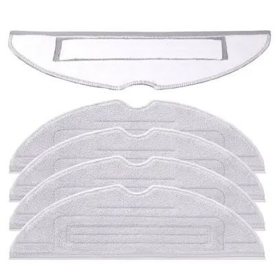 Set 4 x Lavete full mop NewEvo, compatibile cu Xiaomi RoboRock S7, S7 PLUS, S7 MAX, S7 MAXV, S70, S75, S7 Ultra, Gri