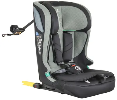 Scaun auto Cangaroo - iDrive, i-Size, IsoFix , 76-150 cm, Twill-Green