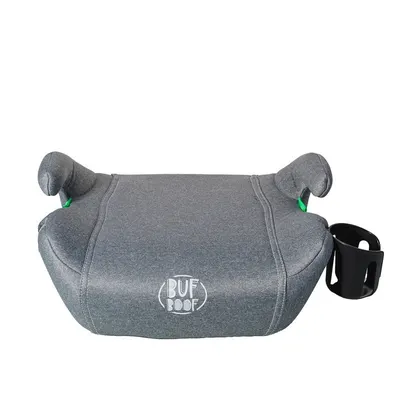 Inaltator auto cu isofix Buf Boof iSize Hero omologat R129 125-150 cm sau 22-36 kg Gri Deschis
