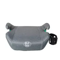 Inaltator auto cu isofix Buf Boof iSize Hero omologat R129 125-150 cm sau 22-36 kg Gri Deschis