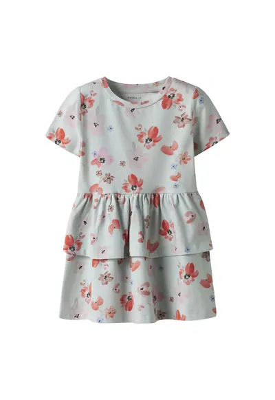 Rochie fete 13244206 - Bumbac organic - Albastru - Albastru