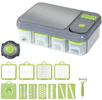 Set 6 in 1 pentru bucatarie Tocator si feliator multifunctional
