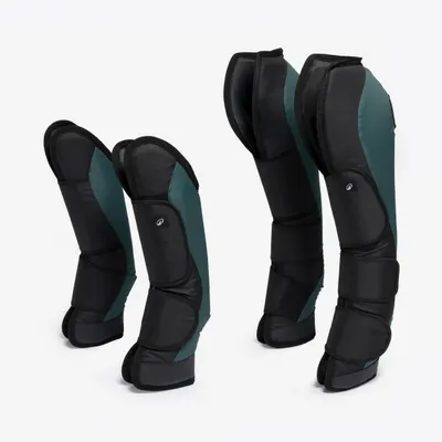 Protecții de transport Echitație Traveller 500 Negru x4 Cal/Ponei