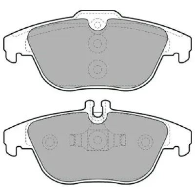 Set placute frana, frana disc DELPHI LP2029
