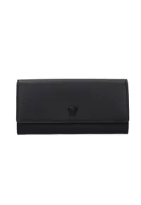 Portofel din piele naturala - Negru - 20 x 10 x 2.5 cm