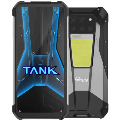 Telefon Unihertz TANK 3 Pro, 5G, Dual SIM, 6.79 120Hz, Dimensity 8200, 16GB RAM, 512GB, NFC, Proiector Video 100Lm, 23800mAh, Android 14