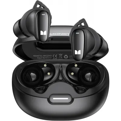 Handsfree Bluetooth Monster N-Lite 206, TWS, Negru