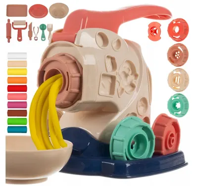 Set joc Kruzzel - Aparat pentru paște plastilină, cu accesorii