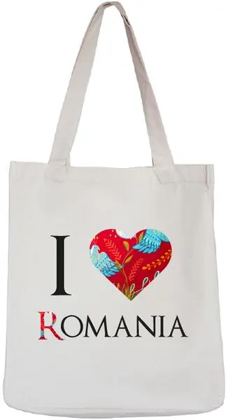 Trăistuță "I love RO"