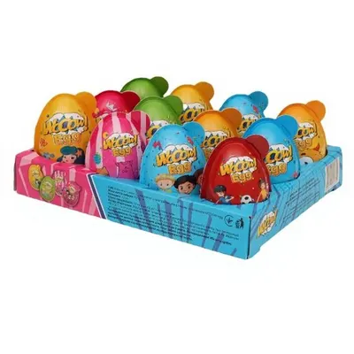 WOOOW EGG – Ou cu Surpriză pentru Fete/Băieți, 15g | Dulce și Distractiv Engros