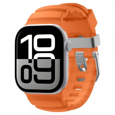 Curea Spigen WBS2 pentru Apple Watch 49mm / 46mm / 45mm / 44mm Series, Portocalie AMP10509