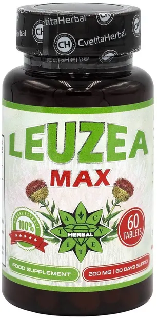 Leuzea Max, 200 mg, 60 comprimate, Cvetita Herbal