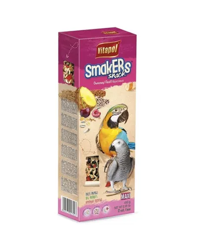 VITAPOL Smakers owocowy pentru papagalii mari