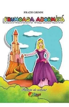 Frumoasa adormita. Poveste de colorat