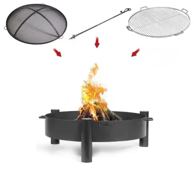 Pachet Pro inox Vatra HAITI 80 cm