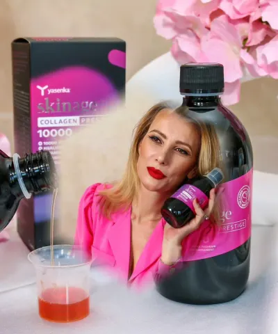 Colagen Hidrolizat Lichid, Marin,10000Mg Prestige, 500ML, cu gust plăcut de fructe de pădure