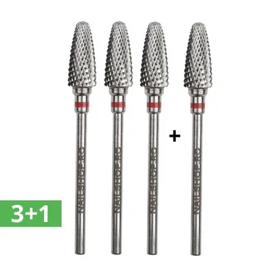 Set 3+1 gratis - bit carbid - con robust fina #208