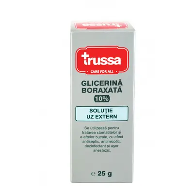 Glicerina boraxata 10%, 25g, Trussa