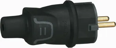 Fisa Legrand - 50342, 2Р+Т, 16A, ІР44, 250 V, negru