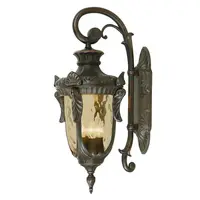 Aplica Philadelphia 3 Light Large Down Wall Lantern – Old Bronze