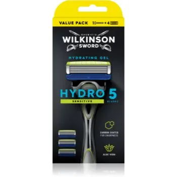 Wilkinson Sword Hydro5 Sensitive aparat de ras + rezervă 4 pc