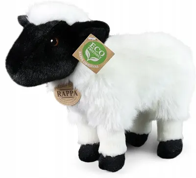 Jucărie de pluș Rappa Eco Prieteni – Oiță, 27 cm
