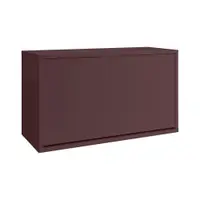 Pantofar burgundy cu deschidere înclinată/suspendat 70x30x40 cm – ReCollector