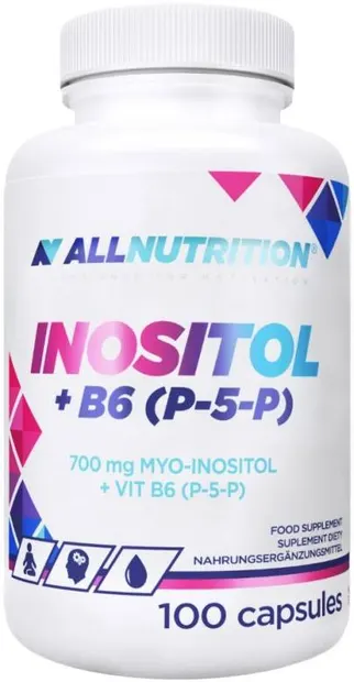 Inositol + B6, 100 capsule, AllNutrition