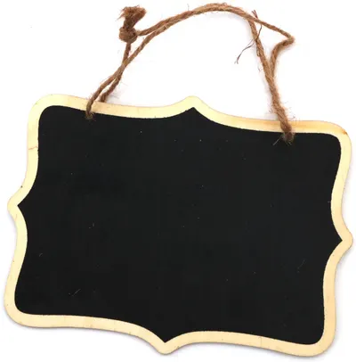 Semn din lemn Em Art - Tablă cu frânghie, 160 x 120 x 3 mm (varianta 2)