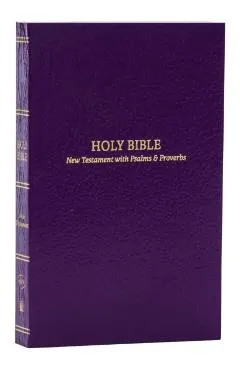 Kjv, Pocket New Testament with Psalms and Proverbs, Softcover, Purple, Red Letter, Comfort Print