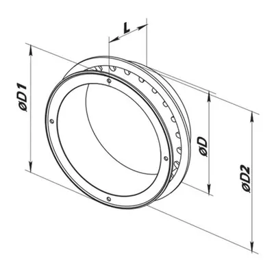 Flansa diam 200mm