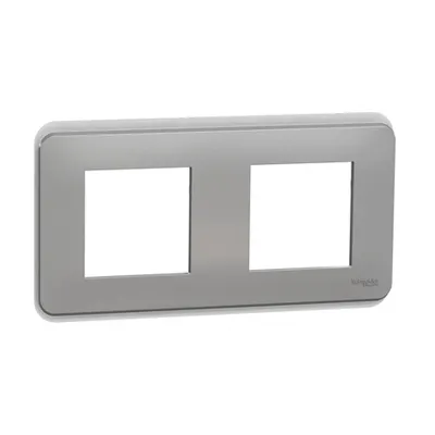 Placa ornament, Unica Pro, doua module, aluminiu