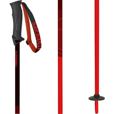 Bețe Schi MASTERS Alpine, Roșu/Roșu Închis, Unisex