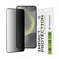 Folie de protectie Ecran Privacy Techsuit pentru Samsung Galaxy S25 S931 / S24 S921, Sticla Securizata, Full Glue, 111D