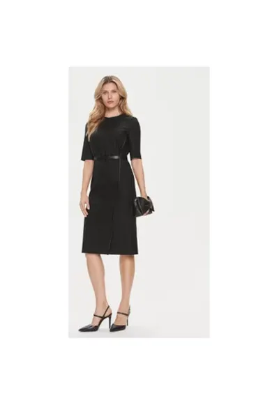 Rochie dama - 303660475 - Lana - Negru - Negru