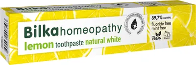 Bilka Homeopathy Pastă de pastă homeopată, cu lămâie, 75 ml