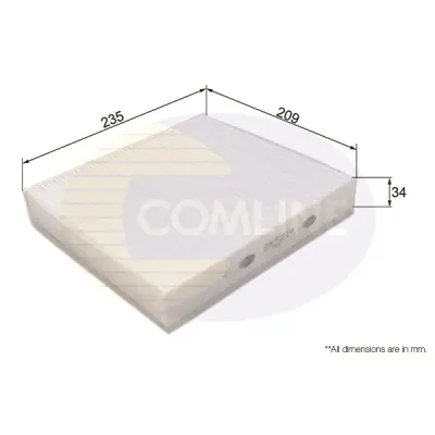 Filtru, aer habitaclu COMLINE EKF214