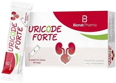 Uricode Forte, 8 pliculețe, Bionat Pharma