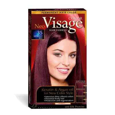 Visage Vopsea de par Neo Keratin & Argan Oil 35 Morello Red
