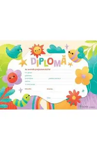 Diploma gradinita. Floricele