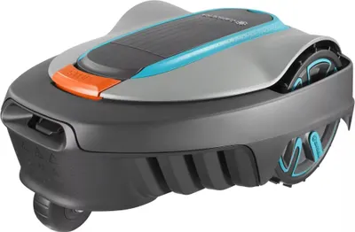 Robot de tuns iarba cu acumulator Gardena - Sileno city 500, 18V, 500 m², 17 cm, cu acumulator si incarcator