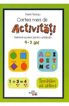 Cartea mea de activitati 4-5 ani