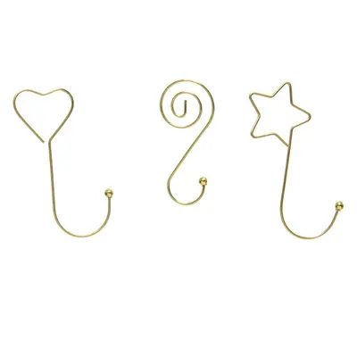 Accesorii globuri - Iron Luxury Bauble Hangers - Light gold - mai multe modele
