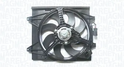 Ventilator radiator (cu carcasa) potrivit ABARTH 500 595 695, 500C 595C 695C; FIAT 500, 500 C; FORD KA 0.9-1.4 07.07