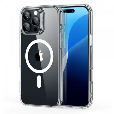 Husa MagSafe pentru Apple iPhone 16 Pro Max, ESR, Classic Hybrid, Transparenta